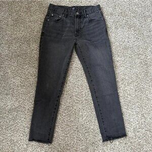 GAP Black Denim Skinny Best Girlfriend Jeans Size 24